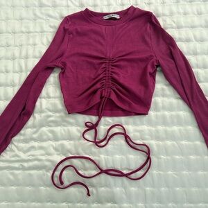 Magenta Going Out Top